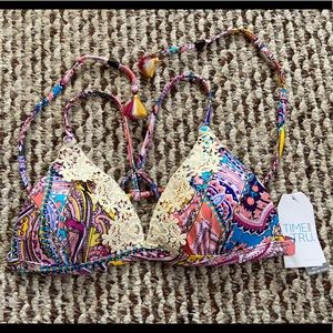 Time and Tru NWT Bikini Top Size Small